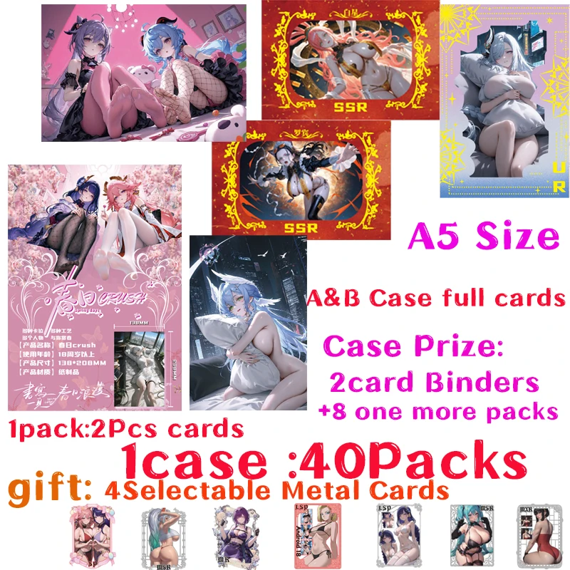 2025 NewestA5 Size Spring Days Crush Goddess Story Collection Board Peel Fold Card Waifu Kafka Keqing Hobbies Gifts
2025 NewestA5 Size Spring Days Crush Goddess Story Collection Board Peel Fold Card Waifu Kafka Keqing Hobbies Gifts