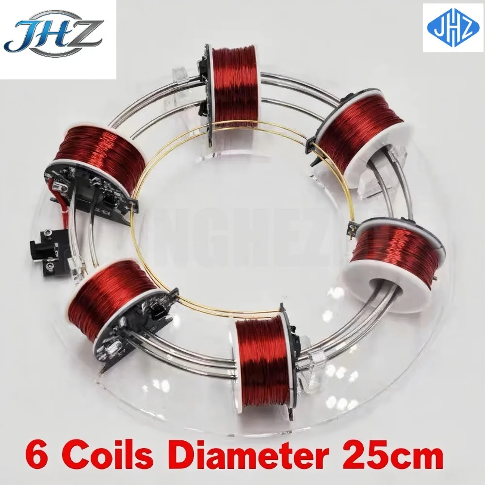 JHZ forDIY Electromagnetic Cyclotron DIY Six Coils Circular Accelerator Scientific Experiment Equipment Physics Teaching Aids Mo
JHZ forDIY Electromagnetic Cyclotron DIY Six Coils Circular Accelerator Scientific Experiment Equipment Physics Teaching Aids Mo