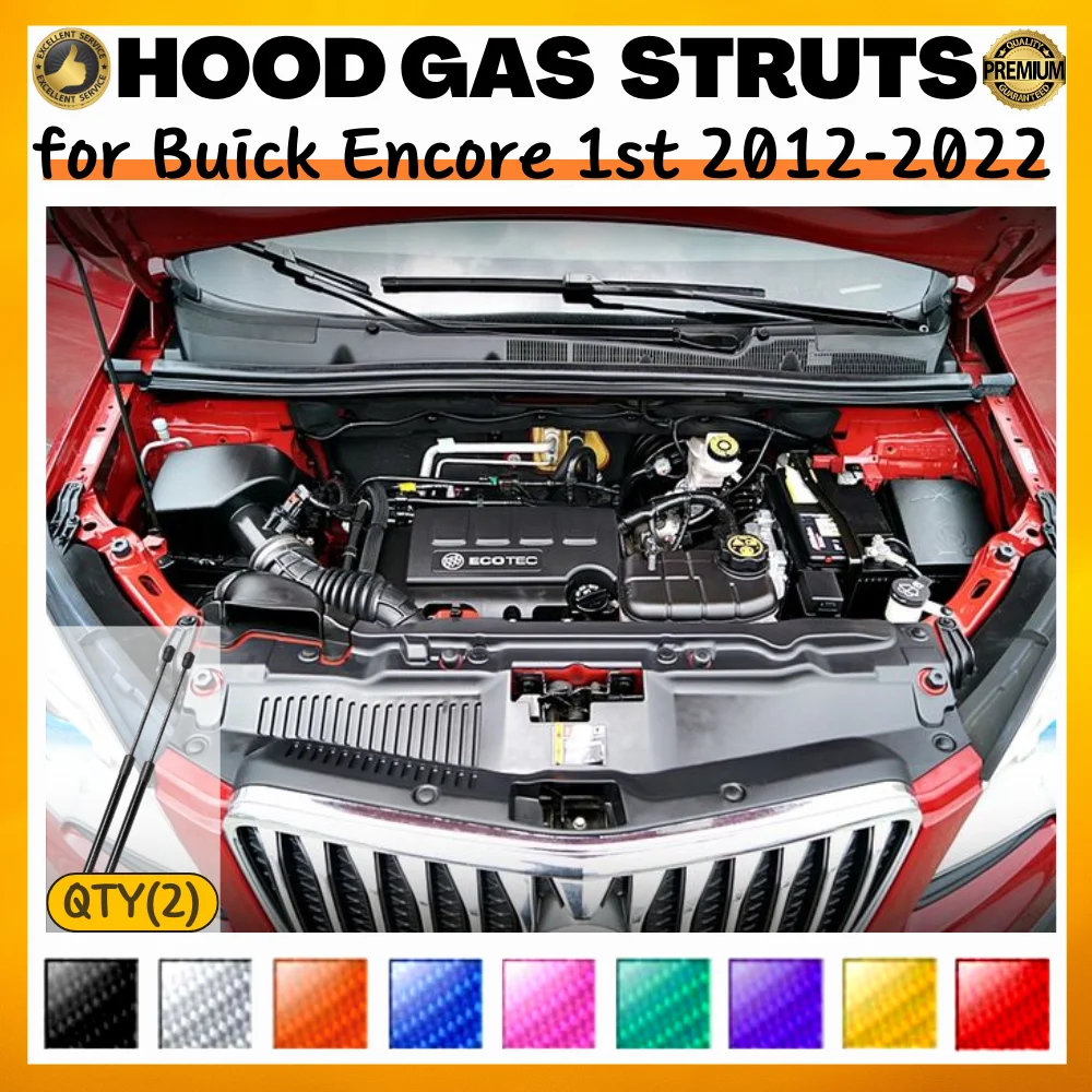 Комплект из 2 газовых упоров капота для Buick Encore 1-го поколения (2012-2022) и Vauxhall Mokka A J13, передние амортизаторы для модификации капота
Комплект из 2 газовых упоров капота для Buick Encore 1-го поколения (2012-2022) и Vauxhall Mokka A J13, передние амортизаторы для модификации капота