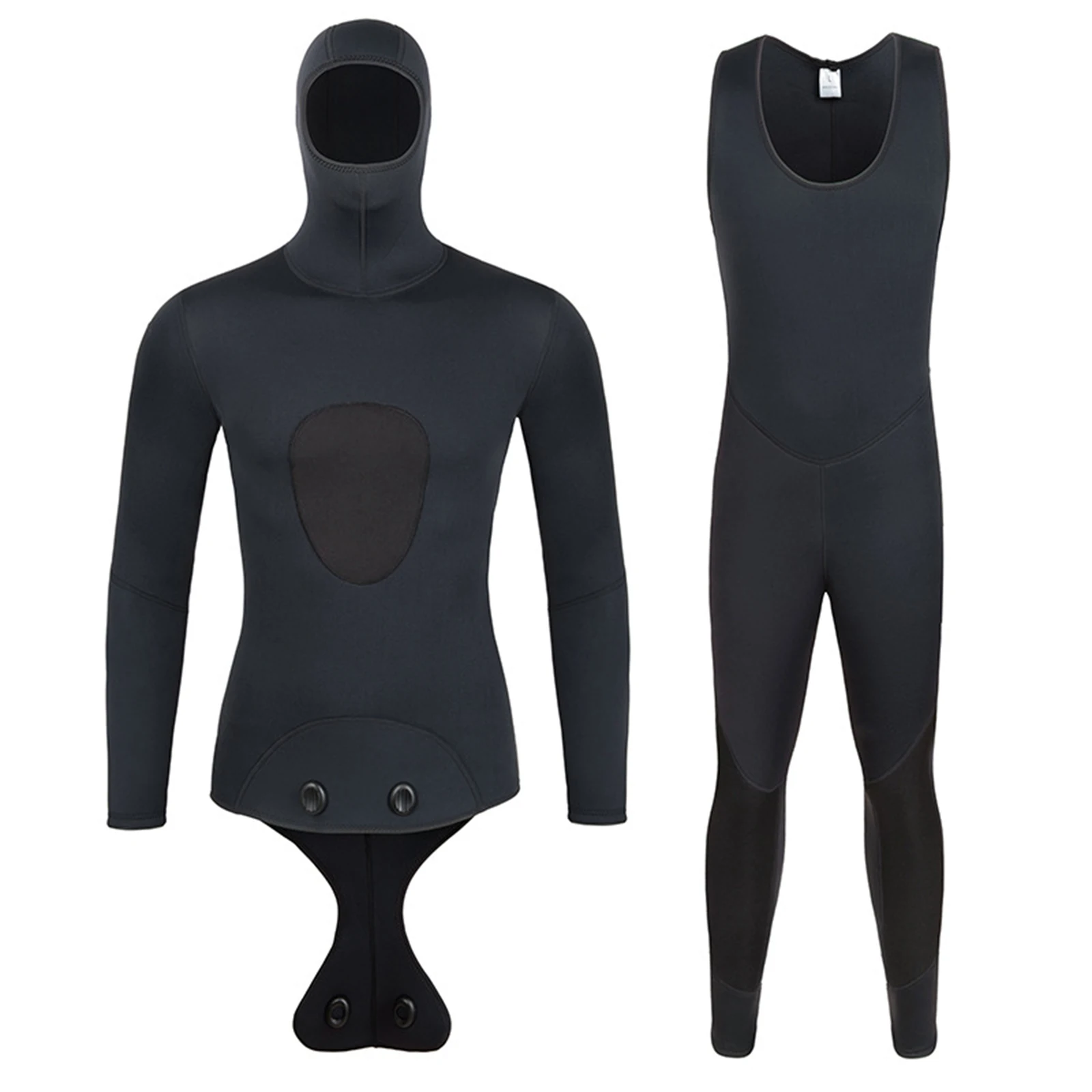 Wetsuit Top Men with Hood Women Men Spearfishing Gear Swimming Suit for Kayaking Watersports Snorkeling Surfing Freediving
Wetsuit Top Men with Hood Women Men Spearfishing Gear Swimming Suit for Kayaking Watersports Snorkeling Surfing Freediving