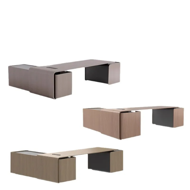 Office boss table and chair combination simple modern president table light luxury premium
Office boss table and chair combination simple modern president table light luxury premium