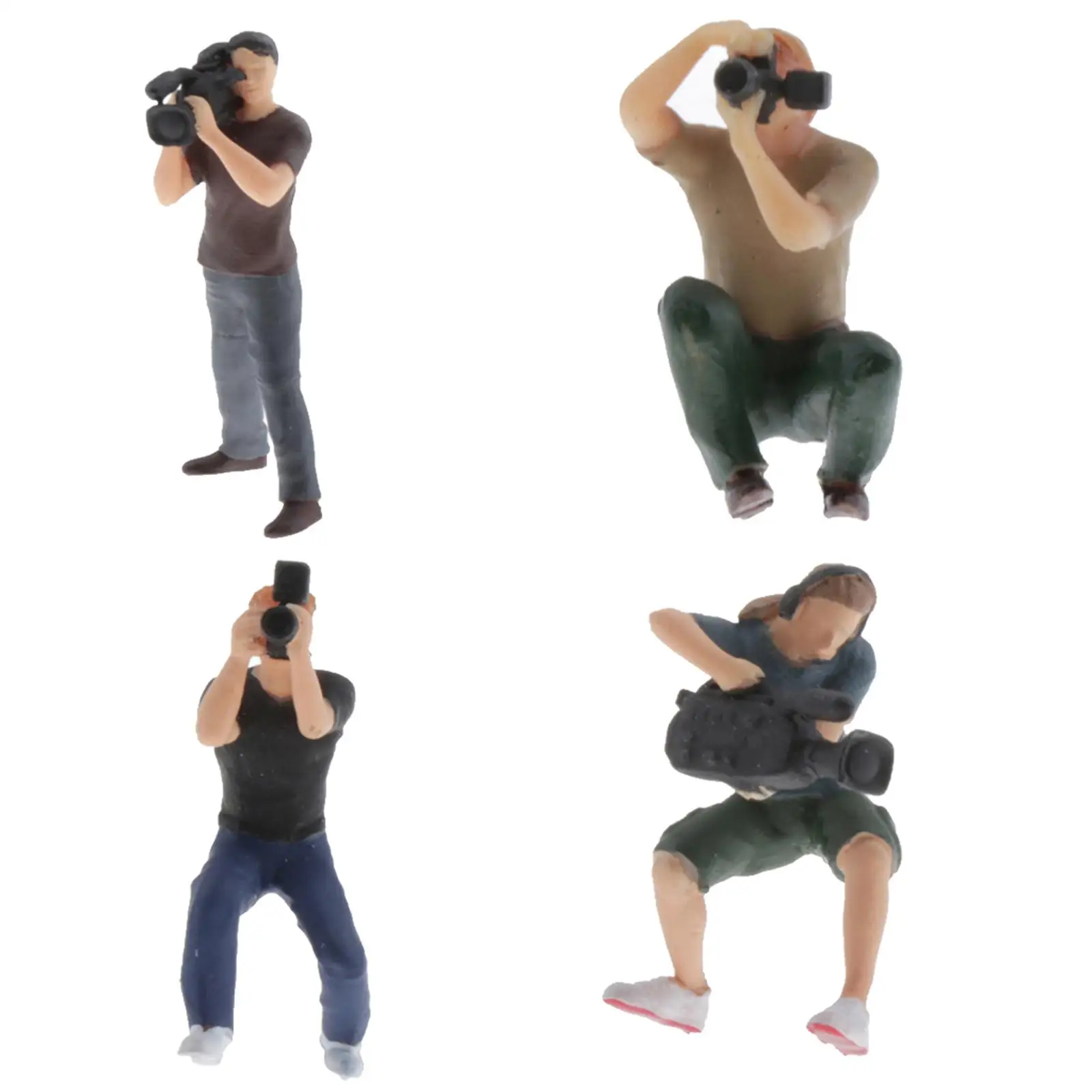 1:87 Paparazzi Photographer People Railway Layout Scenery for Siku Desktop Decoration Accs
1:87 Paparazzi Photographer People Railway Layout Scenery for Siku Desktop Decoration Accs