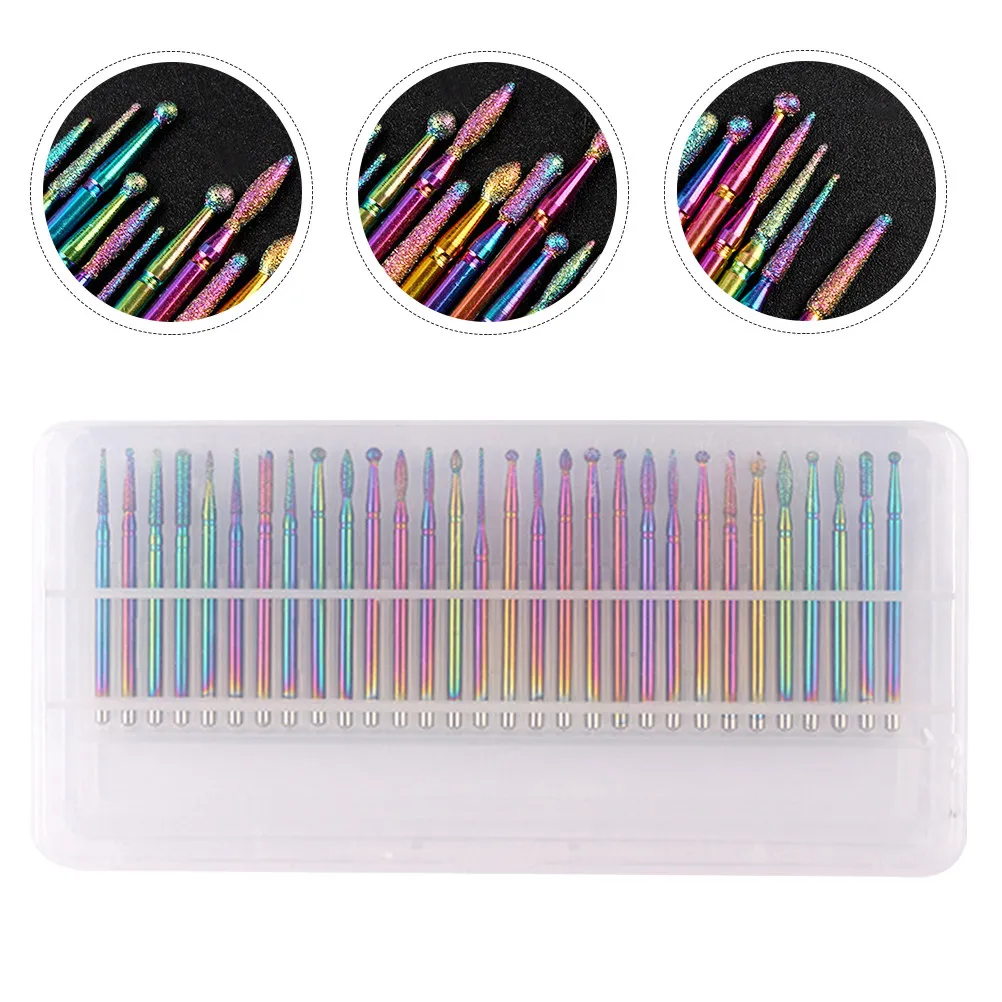 30Pcs Stainless Steel Nail Grinding Heads Set for Manicure Pedicure Cuticle Sidewall Underneath Nail Care Polishing Filing
30Pcs Stainless Steel Nail Grinding Heads Set for Manicure Pedicure Cuticle Sidewall Underneath Nail Care Polishing Filing