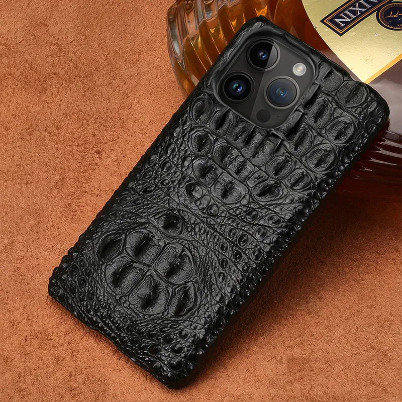 100% Genuine Crocodile Leather Phone Case For iPhone 17 16 15 11 12 13 14 Pro Max 17Pro 16 Plus Air Luxury Shockproof Back Cover
100% Genuine Crocodile Leather Phone Case For iPhone 17 16 15 11 12 13 14 Pro Max 17Pro 16 Plus Air Luxury Shockproof Back Cover