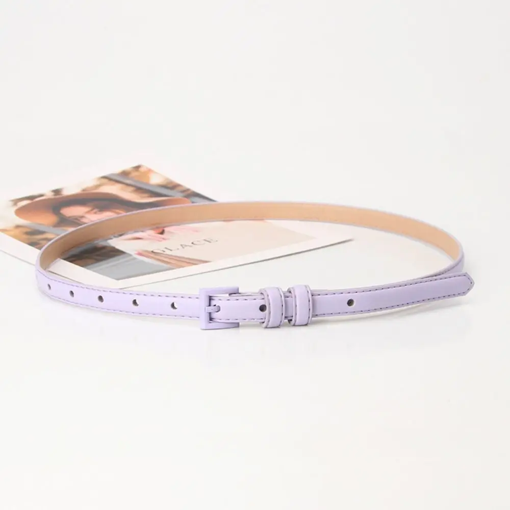 Retro Elegant Candy Color Belt Pu Leather Adjustable Thin Waist Belt Vintage Square Buckle Dress Waistband Daily
Retro Elegant Candy Color Belt Pu Leather Adjustable Thin Waist Belt Vintage Square Buckle Dress Waistband Daily