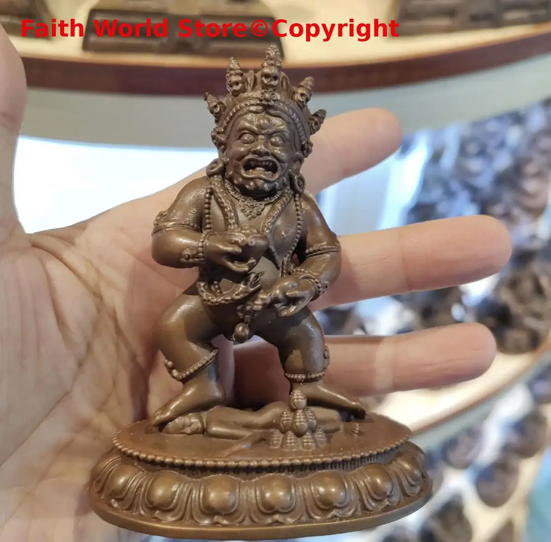 Boutique small Buddha statue Rare Black Jambhala God of Wealth Tibet Buddhist Temples altar worship
Boutique small Buddha statue Rare Black Jambhala God of Wealth Tibet Buddhist Temples altar worship