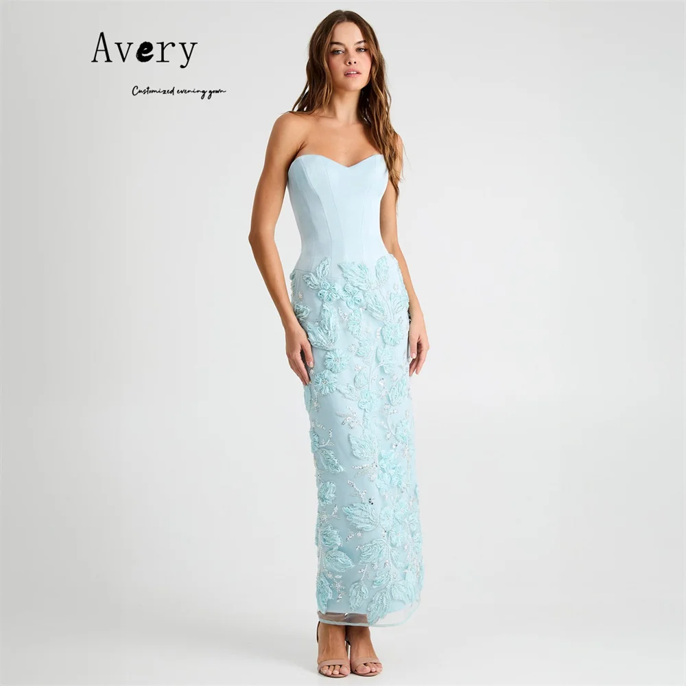 Avery Custom Fishtail Sky Blue Sweetheart Flower Ball Gowns Luxury Dresses for Luxury Party Formal & Evening Gowns Gala Dress
Avery Custom Fishtail Sky Blue Sweetheart Flower Ball Gowns Luxury Dresses for Luxury Party Formal & Evening Gowns Gala Dress