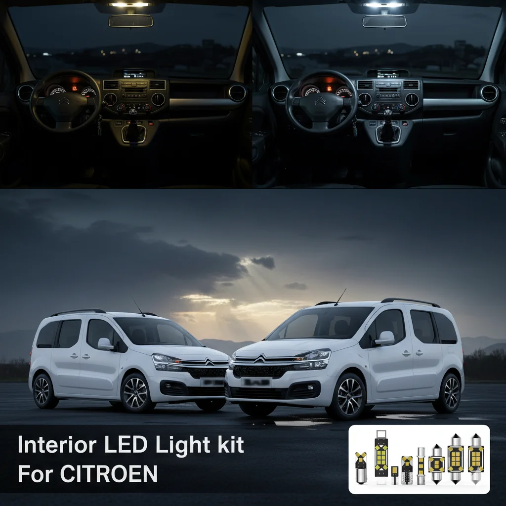 For CITROEN Berlingo C-Crosser C-Elysee C-Zero 1996 1999 2000 2001 2005 2010 2015 2020 Car Interior Light LED Kit White Canbus
For CITROEN Berlingo C-Crosser C-Elysee C-Zero 1996 1999 2000 2001 2005 2010 2015 2020 Car Interior Light LED Kit White Canbus