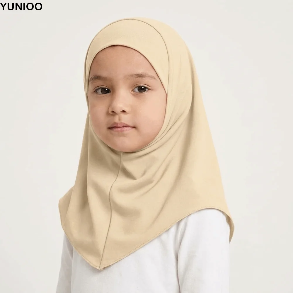Simple Solid Color Kids Hijab Ice Silk Pull On Style Hijab Scarf Head Wrap Quick Drying Sun Protection Headscarf Prayer
Simple Solid Color Kids Hijab Ice Silk Pull On Style Hijab Scarf Head Wrap Quick Drying Sun Protection Headscarf Prayer