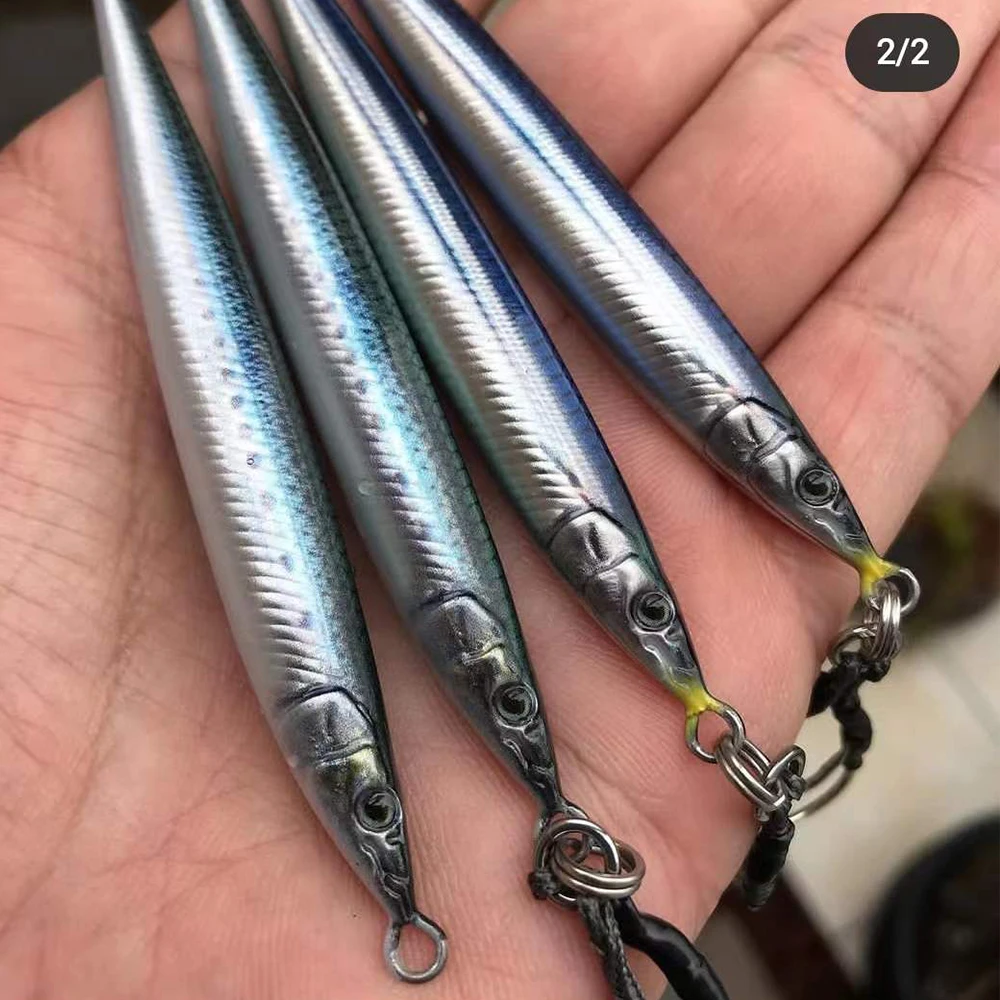 60-180g 3D Printing Metal Jig Shore Jigging Little Jack Deep Sea Bass Spoon Baits Jig Lure Boat Tuna Sinking Fishing Tackle
60-180g 3D Printing Metal Jig Shore Jigging Little Jack Deep Sea Bass Spoon Baits Jig Lure Boat Tuna Sinking Fishing Tackle