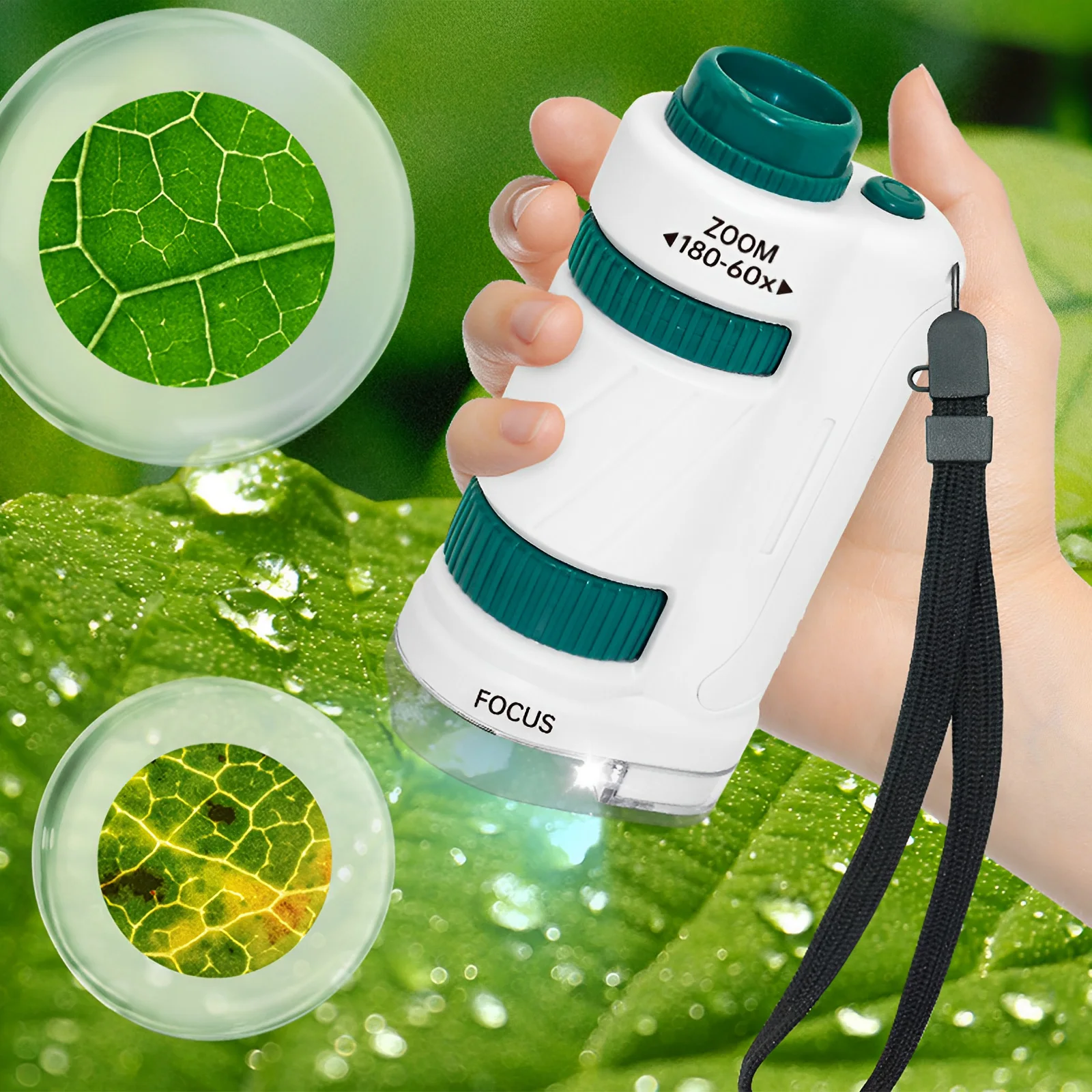 Portable Microscope for Kids STEM Science Toys Microscope Explorer Set Double Zoom Handheld Microscope with Mobile Phone Holder
Portable Microscope for Kids STEM Science Toys Microscope Explorer Set Double Zoom Handheld Microscope with Mobile Phone Holder