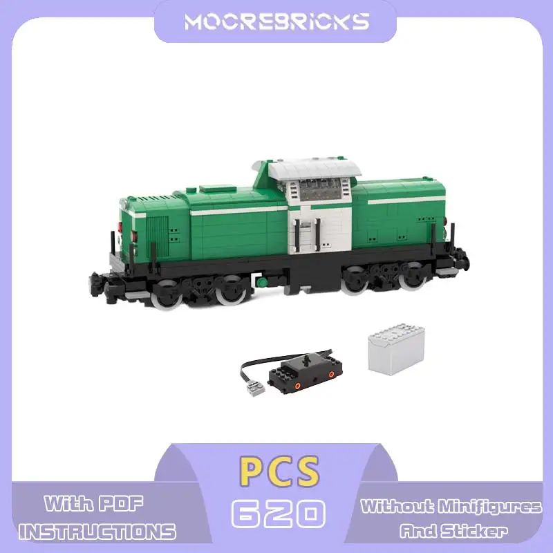 MOC German V100 Diesel Locomotive Building Blocks Modern Green Cargo Train 8W Heavy Railway Vehicle Bricks Model DIY Toys Gift
MOC German V100 Diesel Locomotive Building Blocks Modern Green Cargo Train 8W Heavy Railway Vehicle Bricks Model DIY Toys Gift