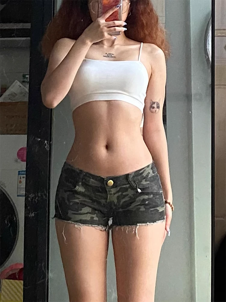Sexy American Sle Hot Pants Low Waist Denim Super ort orts Versatile Slimming Camouflage Bodycon Hot orts Summer Jeans
Sexy American Sle Hot Pants Low Waist Denim Super ort orts Versatile Slimming Camouflage Bodycon Hot orts Summer Jeans