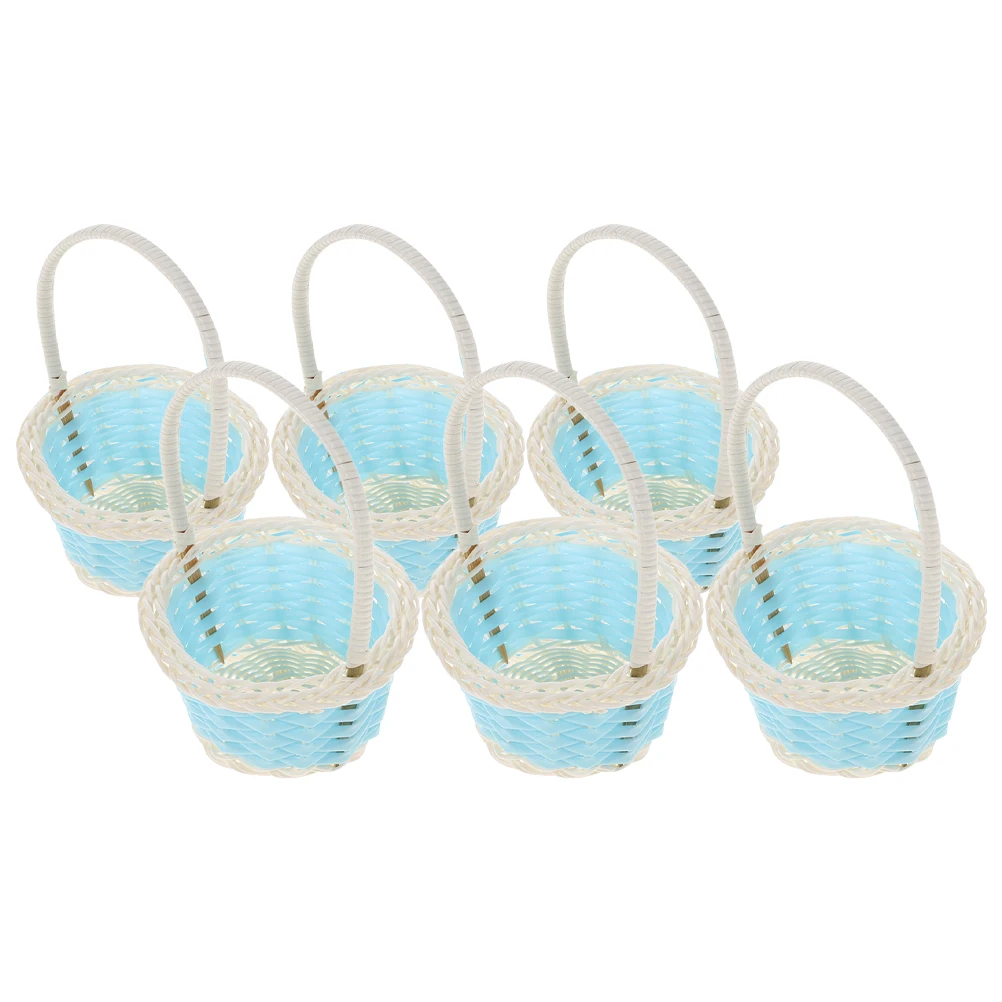 6pcs Pink Plastic Woven Baskets Small Handle Baby Shower Party Favors Candy Storage Home Decor Storage Basket
6pcs Pink Plastic Woven Baskets Small Handle Baby Shower Party Favors Candy Storage Home Decor Storage Basket