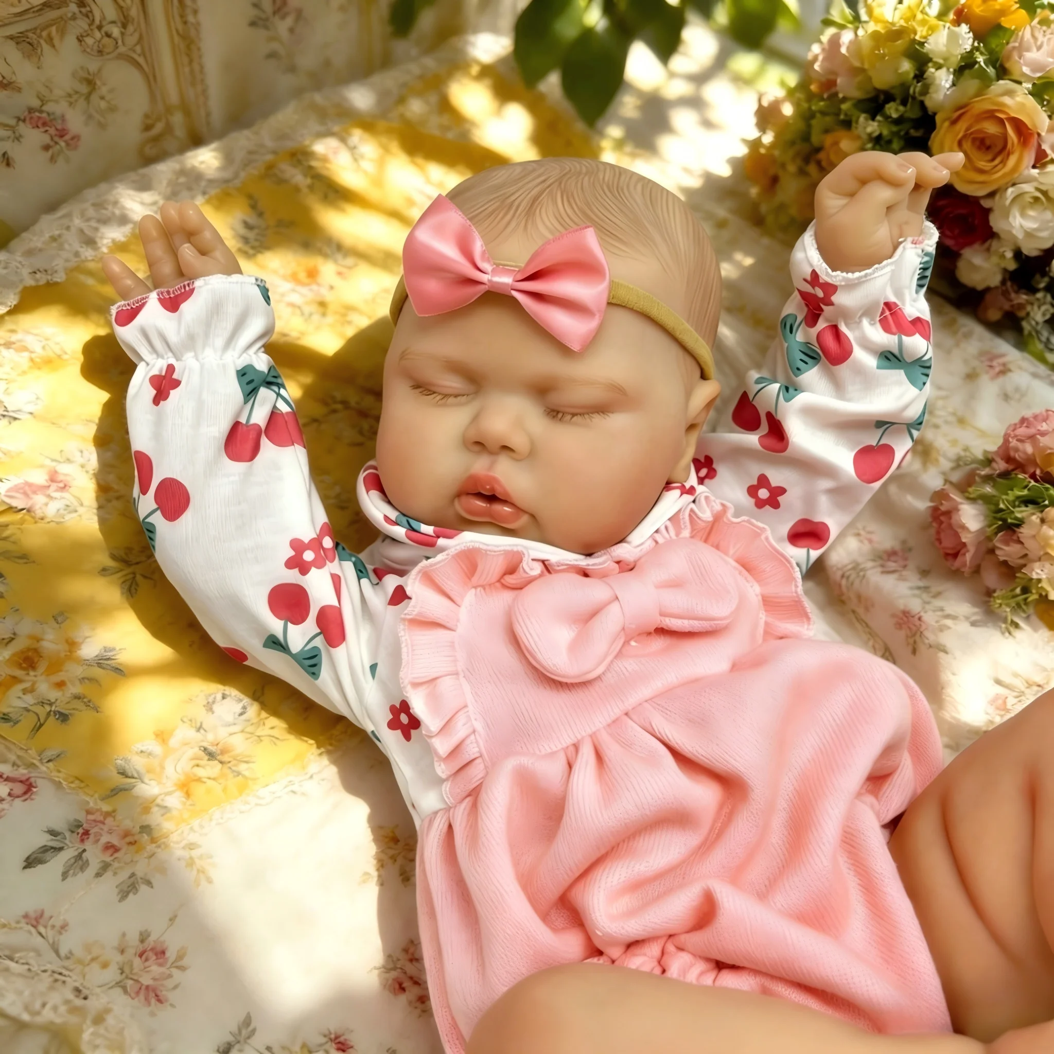 BZDOLL 50cm Lifelike Reborn Baby Doll Real Look Asleep Toy with Full Vinyl Body 20-inch 3D Skin Kids Birthday Fashion Gift
BZDOLL 50cm Lifelike Reborn Baby Doll Real Look Asleep Toy with Full Vinyl Body 20-inch 3D Skin Kids Birthday Fashion Gift