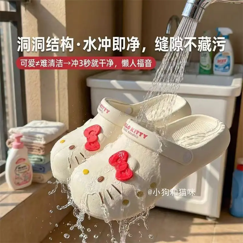 Hello Kitty Summer Women Cool Slippers Sanrio's Kt Eva Anti Slip Breathable Thick Soled Cartoon Girl Cute Student Beach Slippers
Hello Kitty Summer Women Cool Slippers Sanrio's Kt Eva Anti Slip Breathable Thick Soled Cartoon Girl Cute Student Beach Slippers
