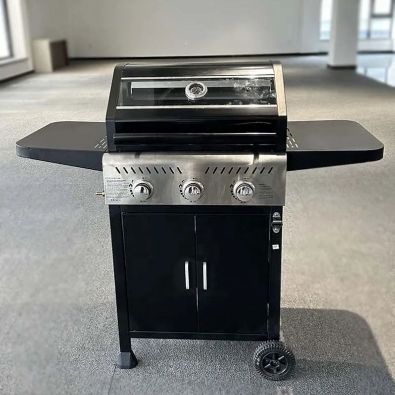 CE Certified Stainless Steel G-as Grill Trolley Powder Coated BBQ Grills with Visible Glass Window for Camping
CE Certified Stainless Steel G-as Grill Trolley Powder Coated BBQ Grills with Visible Glass Window for Camping