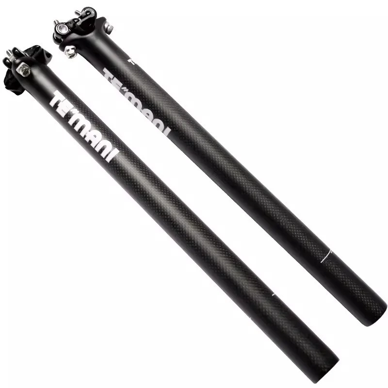 TEMANI Carbon Bike Seatpost, Road/Mountain Bike Seatpost, 3K Matte,25.4, 27.2, 30.8, 31.6mm × 350, 400, 450mm for riding.
TEMANI Carbon Bike Seatpost, Road/Mountain Bike Seatpost, 3K Matte,25.4, 27.2, 30.8, 31.6mm × 350, 400, 450mm for riding.