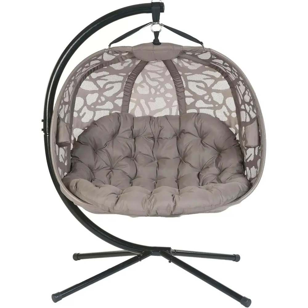 Pumpkin-Inspired Hanging Patio Chair on Branch
Pumpkin-Inspired Hanging Patio Chair on Branch
