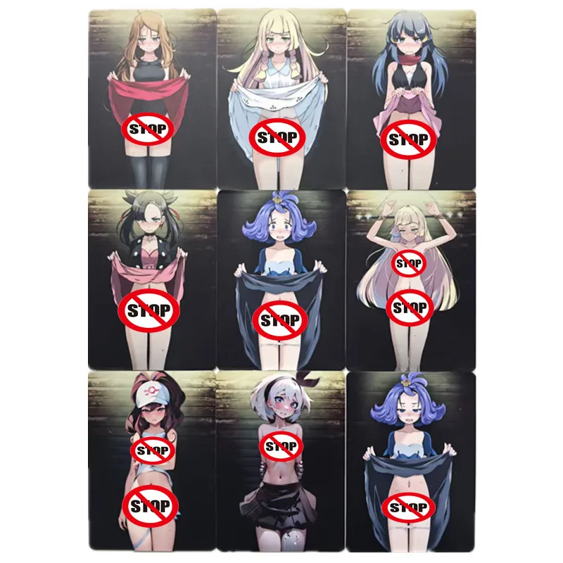 9 шт./компл. самодельные аниме-карты, сексуальный телесный покемон, женский тренер Dawn, для взрослых 18+, анимация, хобби, игра, подарок, коллекционная карта «сделай сам»
9 шт./компл. самодельные аниме-карты, сексуальный телесный покемон, женский тренер Dawn, для взрослых 18+, анимация, хобби, игра, подарок, коллекционная карта «сделай сам»