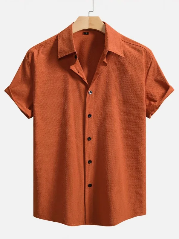 Cool Version Casual Loose Fit ort Sve irt Retro Sle for Young Men Summer Faion Basic Color Busin Office
Cool Version Casual Loose Fit ort Sve irt Retro Sle for Young Men Summer Faion Basic Color Busin Office