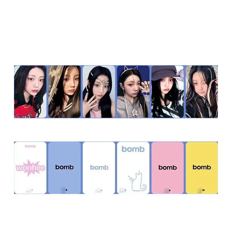 6 шт./компл. KPOP ILLIT, новый альбом, личная карта YUNAH MINJU MOKA HD фотокарта, двусторонняя коллекция для фанатов WONHEE IROHA, подарочная карта
6 шт./компл. KPOP ILLIT, новый альбом, личная карта YUNAH MINJU MOKA HD фотокарта, двусторонняя коллекция для фанатов WONHEE IROHA, подарочная карта