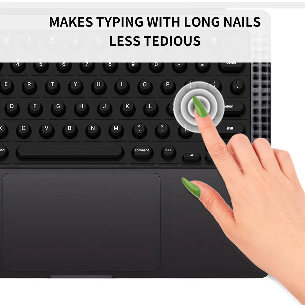 Keyboard Cover for Long Nails Nail Art Keyboard Film Typing for Long Nails for MacBook Air 13/15 for MacBook Pro 14/16 2021-2024
Keyboard Cover for Long Nails Nail Art Keyboard Film Typing for Long Nails for MacBook Air 13/15 for MacBook Pro 14/16 2021-2024