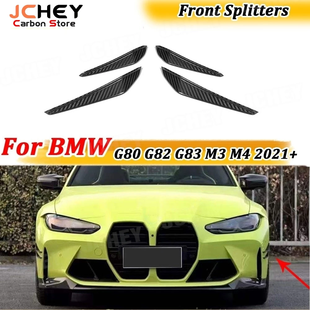 for BMW 3 4 Series G80 G82 G83 M3 M4 2021 UP Front Bumper Side Canards Fins Flaps Trims Dry Carbon FRP Body Kits
for BMW 3 4 Series G80 G82 G83 M3 M4 2021 UP Front Bumper Side Canards Fins Flaps Trims Dry Carbon FRP Body Kits