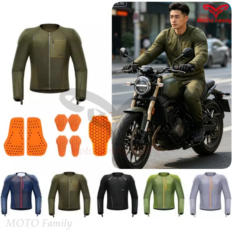 DUHAN Summer Breathable Men Motorcycle Anti-drop Inner Wear Protective Gear Airflow Clothing Off-road Motorcycle Rider Vest
DUHAN Summer Breathable Men Motorcycle Anti-drop Inner Wear Protective Gear Airflow Clothing Off-road Motorcycle Rider Vest