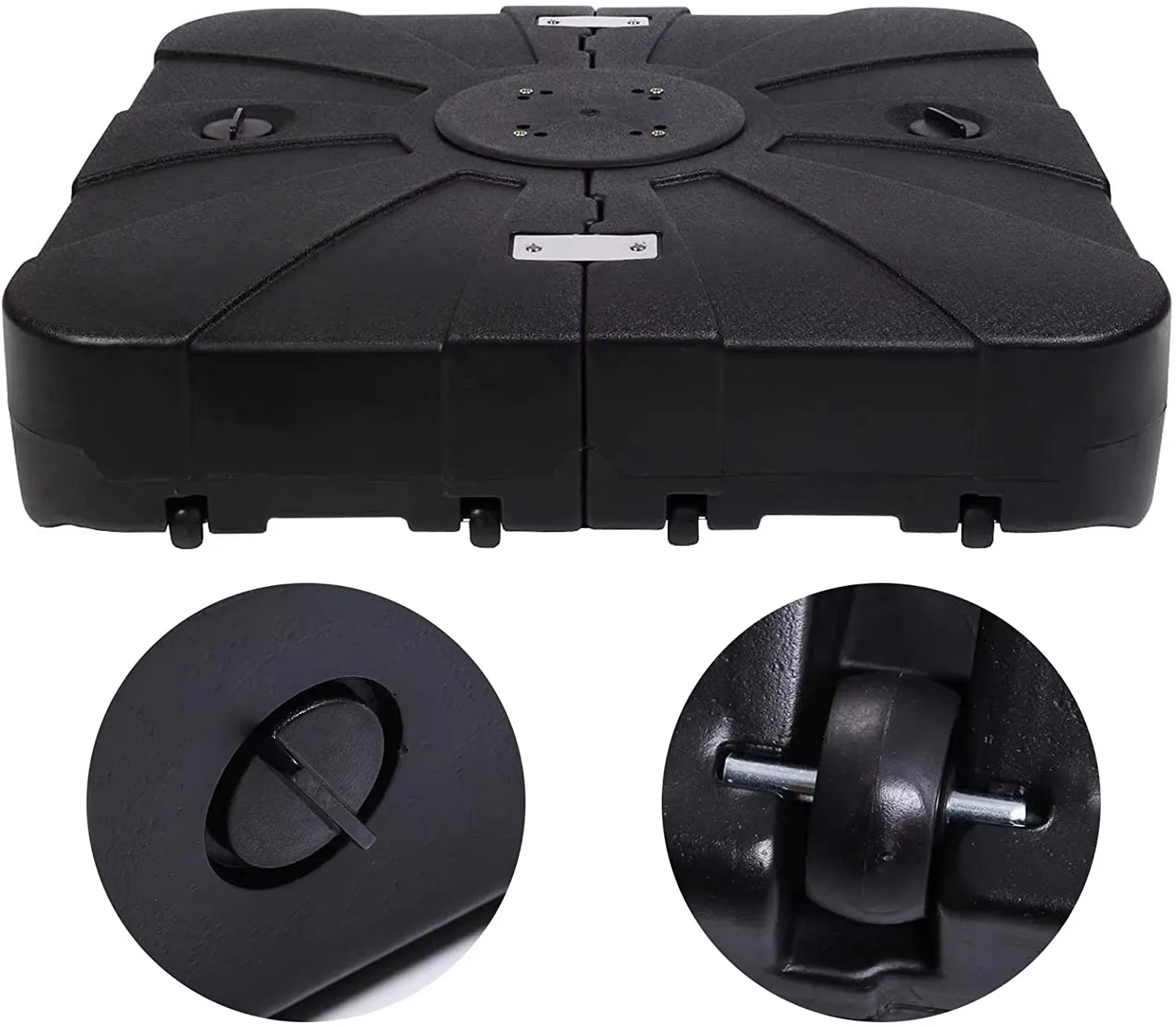 Factory Direct Sale 33" X 33" Offset Patio Umbrella Base Sand/Water Filled Square Umbrella Stand with Wheelspromote sales
Factory Direct Sale 33" X 33" Offset Patio Umbrella Base Sand/Water Filled Square Umbrella Stand with Wheelspromote sales