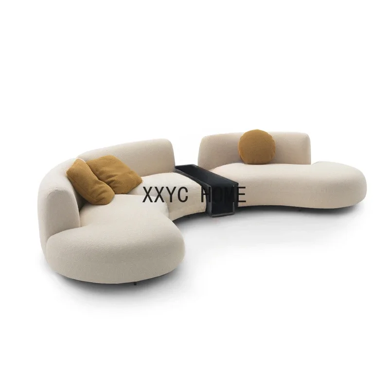 Nordic luxury designer simple hotel-Jifeng beauty club leisure area arc shaped sofa combination
Nordic luxury designer simple hotel-Jifeng beauty club leisure area arc shaped sofa combination