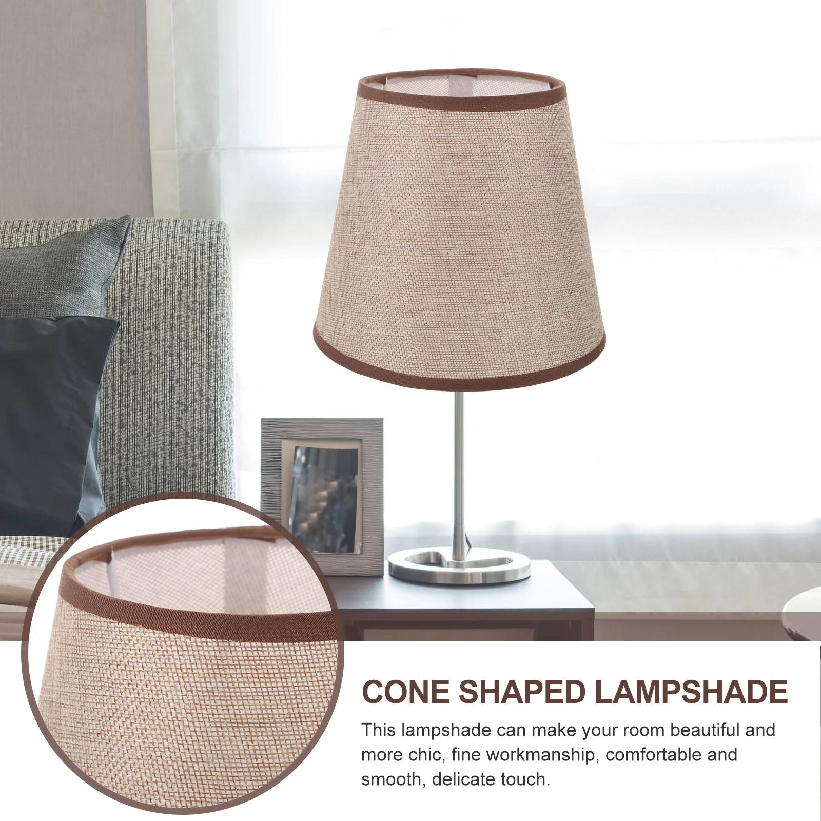 E27 Lamp Shades Fabric Bedroom Living Room Hotel Table Lampshade Shallow Coffee Easy Install Compact Lightweight
E27 Lamp Shades Fabric Bedroom Living Room Hotel Table Lampshade Shallow Coffee Easy Install Compact Lightweight