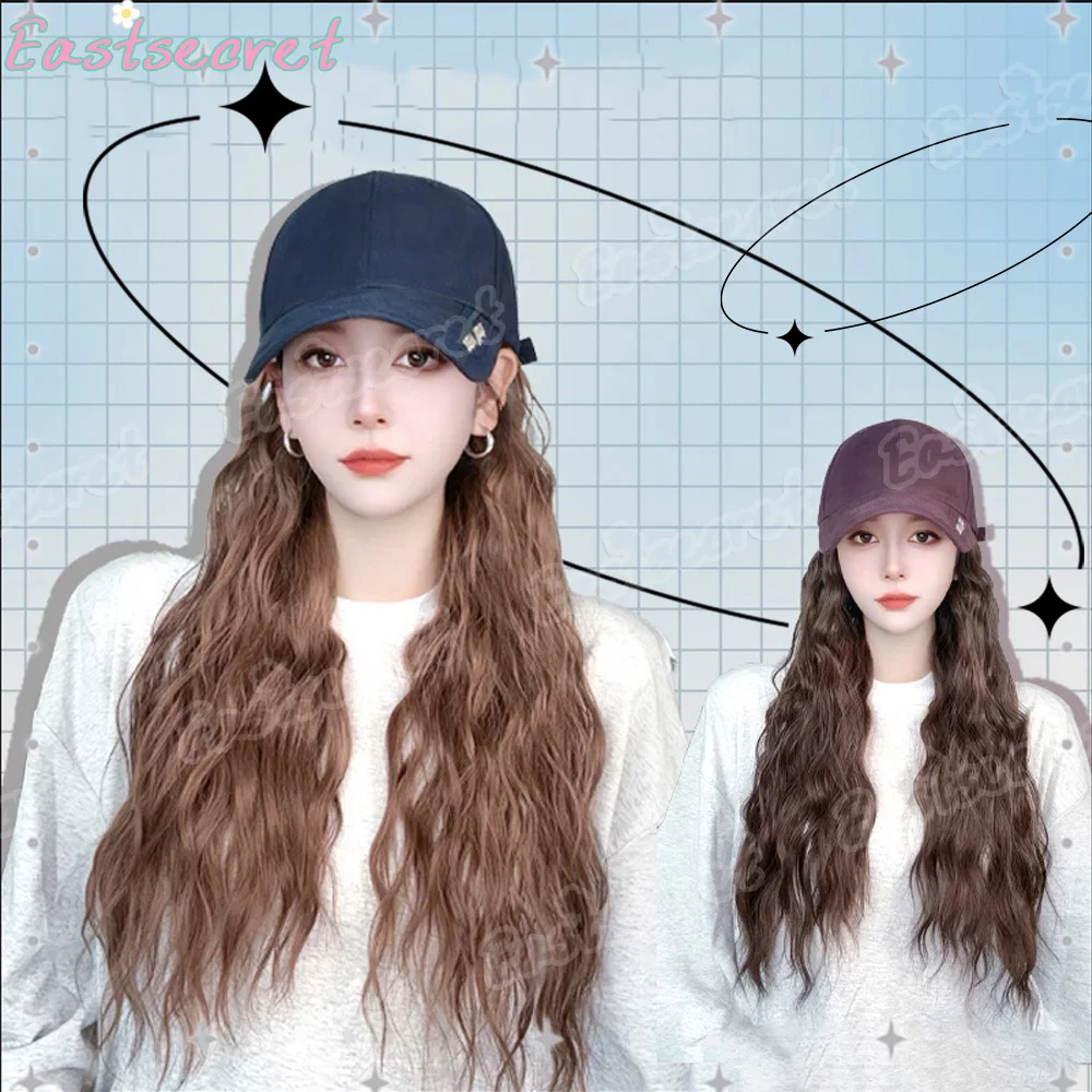 EASTSECRET Long synthetic fluffy natural wave curly wig with baseball cap, adjustable cap and natural connection wig
EASTSECRET Long synthetic fluffy natural wave curly wig with baseball cap, adjustable cap and natural connection wig