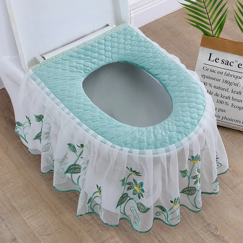 High End Lace Zipper Toilet Seat Cushion Velvet Double-sided Toilet Seat Mat Seat Loop Cover WashableToilet Anti Dirty Cover
High End Lace Zipper Toilet Seat Cushion Velvet Double-sided Toilet Seat Mat Seat Loop Cover WashableToilet Anti Dirty Cover