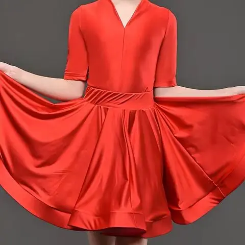 Girls Professional Latin Dancing Dress Kids Ballroom Salsa Dance Wear Clothing Children's Competitions Latin Stage Wear Clothes
Girls Professional Latin Dancing Dress Kids Ballroom Salsa Dance Wear Clothing Children's Competitions Latin Stage Wear Clothes
