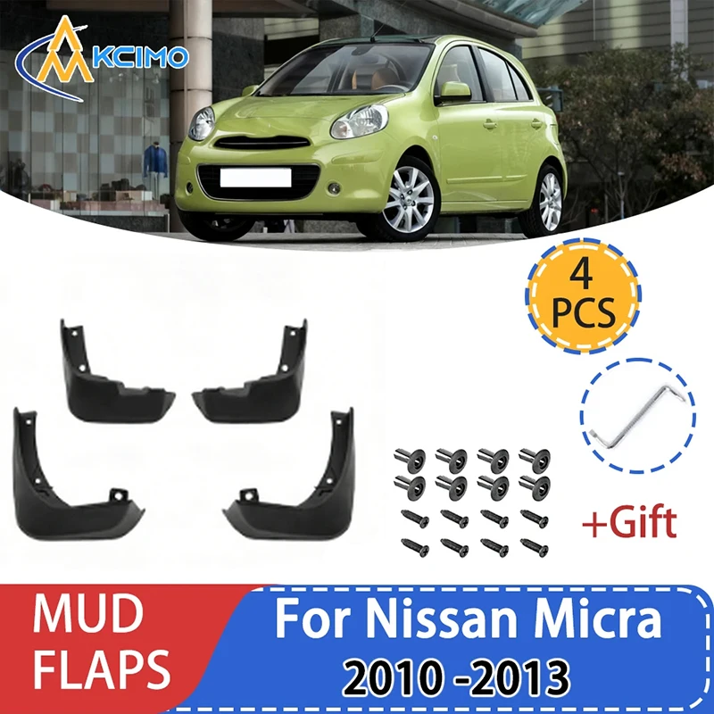 For Nissan Micra / March K13 2010 2011 2012 2013 Fender Mudguard Mud Flaps Guard Splash Flap Mudguards Car Accessories
For Nissan Micra / March K13 2010 2011 2012 2013 Fender Mudguard Mud Flaps Guard Splash Flap Mudguards Car Accessories