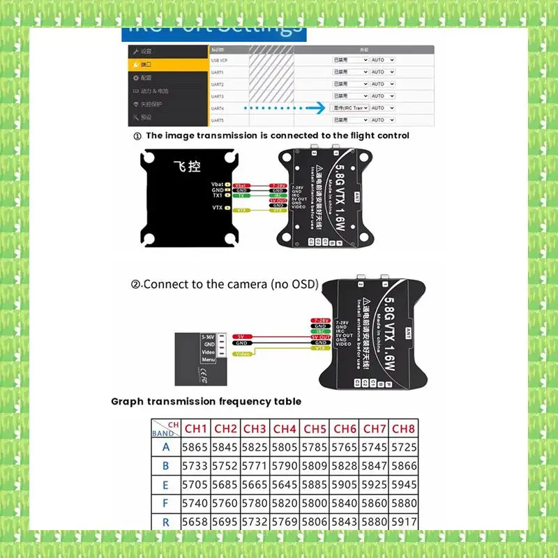 For Aocoda RC 1.6W VTX 3016 5.8G 40CH 25/200/800/1000/1600MW For FPV RC Drone Helicopter Durable
For Aocoda RC 1.6W VTX 3016 5.8G 40CH 25/200/800/1000/1600MW For FPV RC Drone Helicopter Durable
