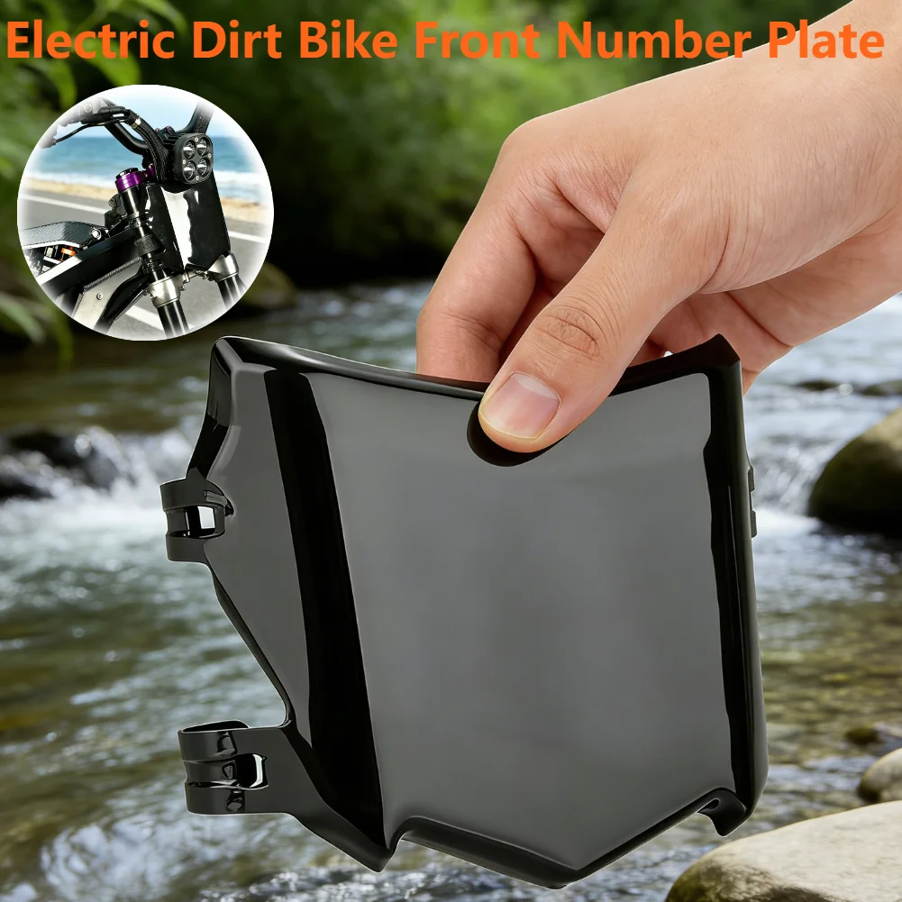 Electric Dirt Bike Front Number Plate w/ Ties Replacement Protective Plate Lightweight for Surron Light Bee Talaria Sting 79BIKE
Electric Dirt Bike Front Number Plate w/ Ties Replacement Protective Plate Lightweight for Surron Light Bee Talaria Sting 79BIKE