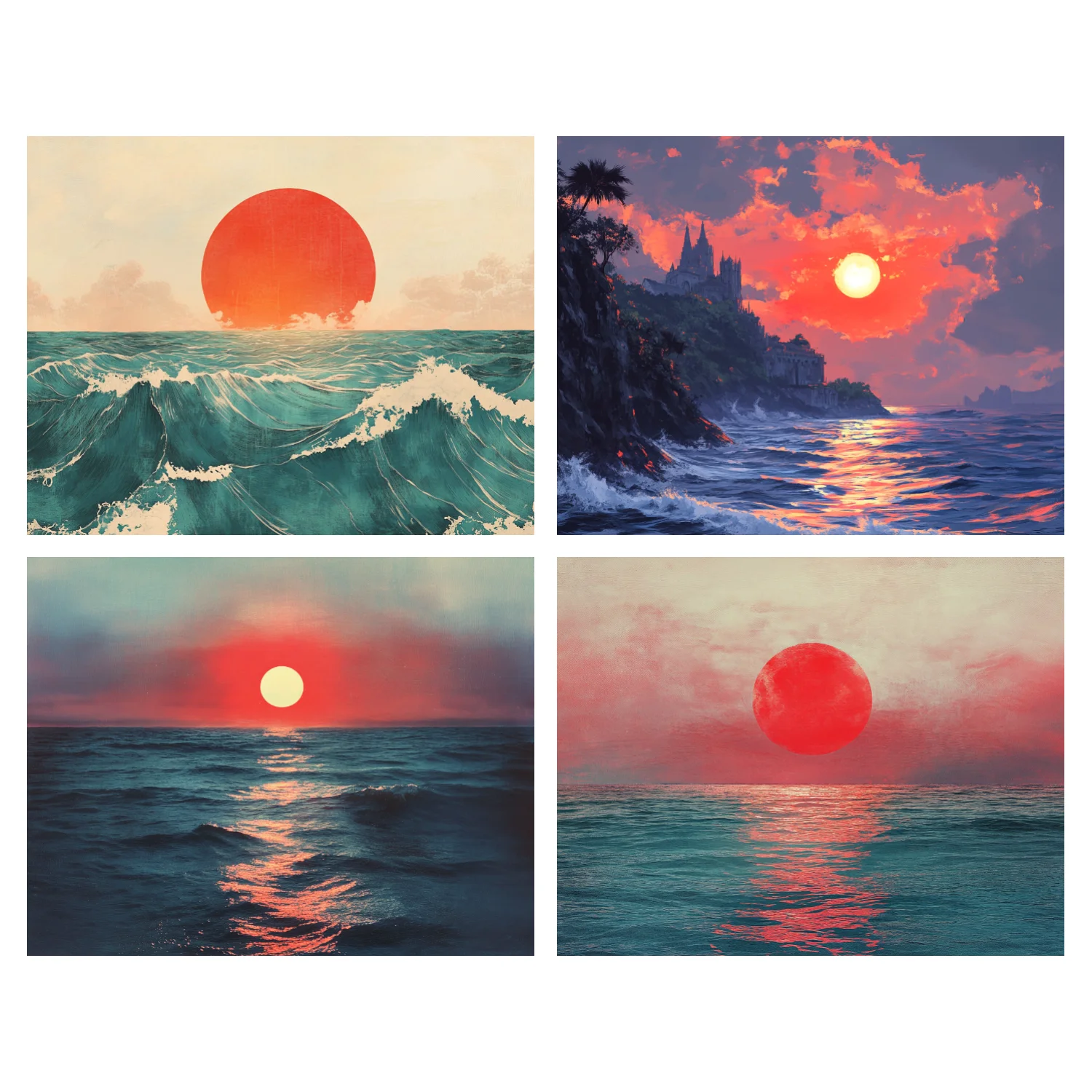 1pc frameless Hand Painting Red sunset on the sea Painting By Numbers Kit DIY Artwork Canva Art Home Decoration Gift
1pc frameless Hand Painting Red sunset on the sea Painting By Numbers Kit DIY Artwork Canva Art Home Decoration Gift