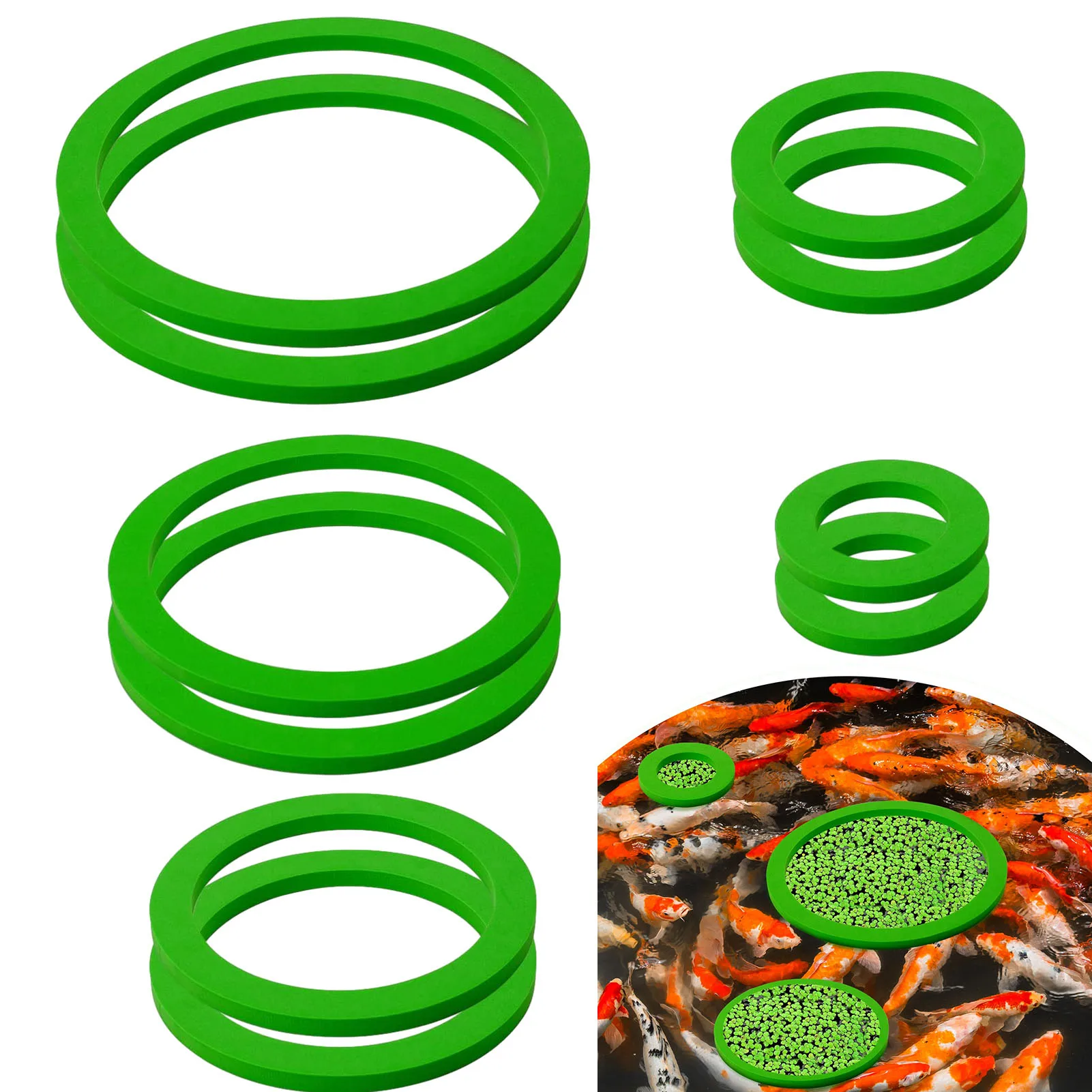 Fish Feeding Supplies EVA 80-200mm Fish Tank Floating Plant Ring Set Floating Water Plants Fixing Ring Fish Feeding Accessory
Fish Feeding Supplies EVA 80-200mm Fish Tank Floating Plant Ring Set Floating Water Plants Fixing Ring Fish Feeding Accessory