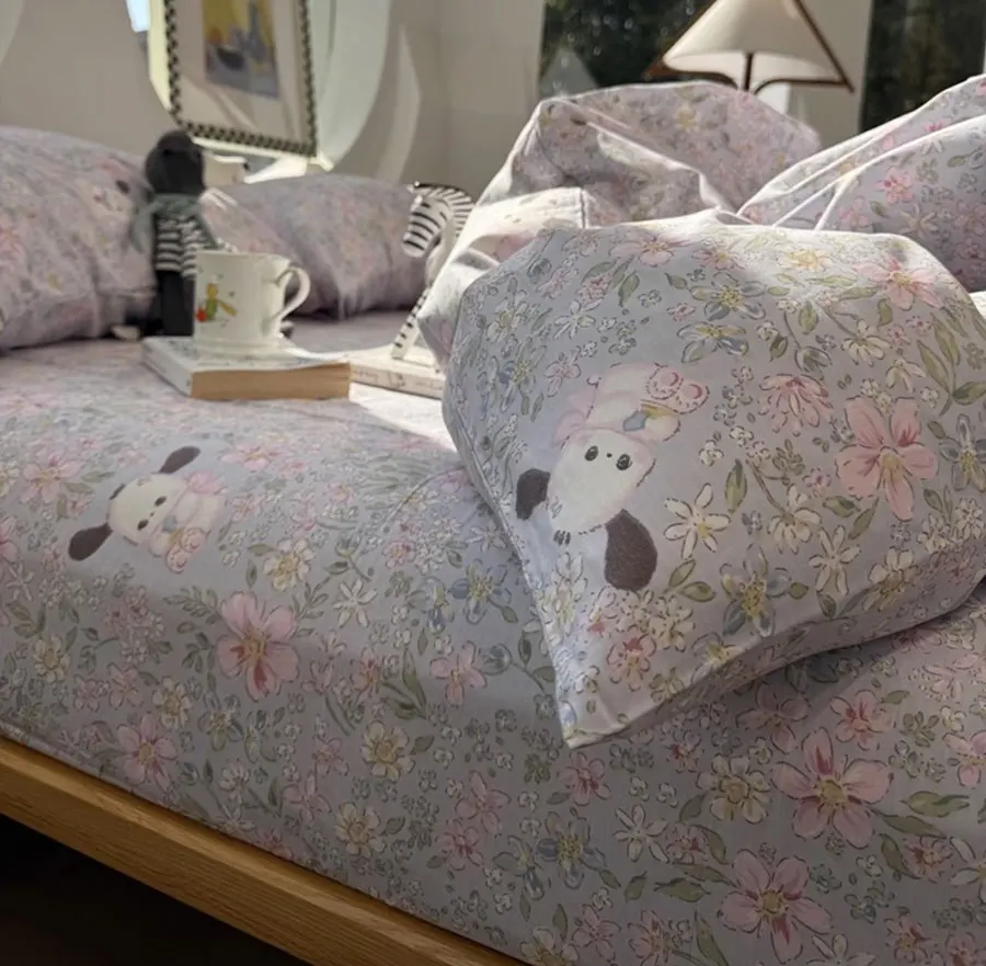 cute dog romantic sweet flower bedding set teen,twin full queen lovely floral cotton home textile sheet pillow case quilt cover
cute dog romantic sweet flower bedding set teen,twin full queen lovely floral cotton home textile sheet pillow case quilt cover