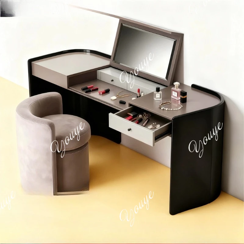 Original lacquered dresser, bedroom dressing table, desk, modern and simple storage cabinet
Original lacquered dresser, bedroom dressing table, desk, modern and simple storage cabinet