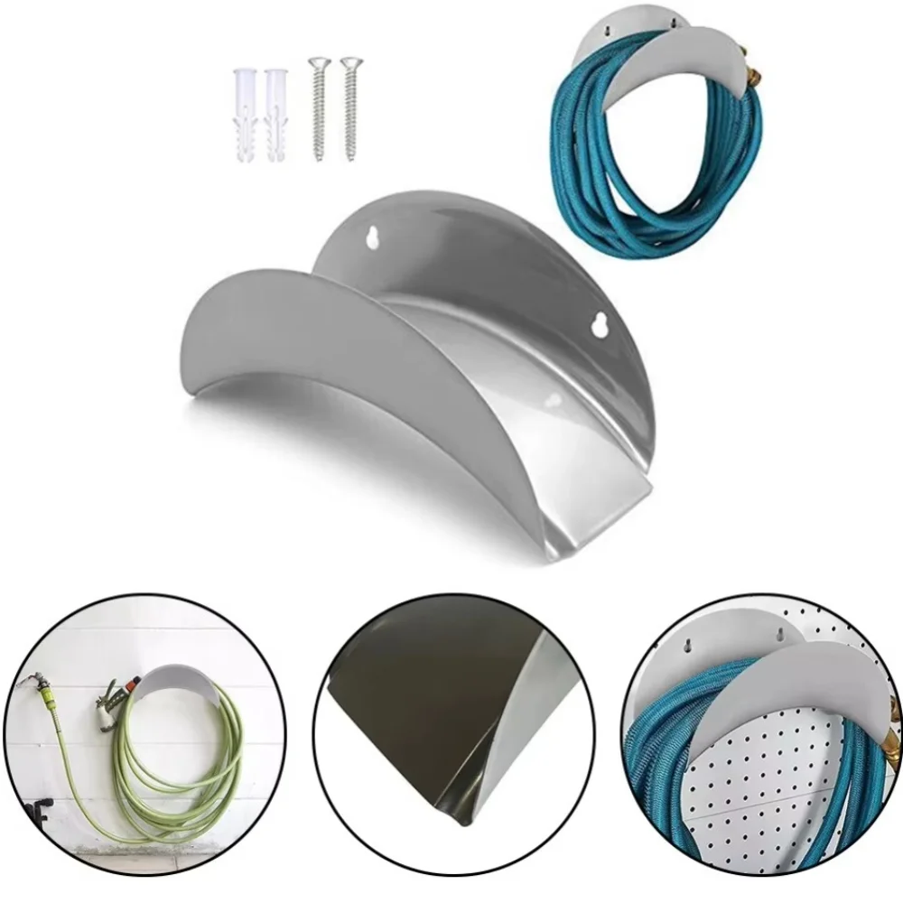 Wall Mount Hose Hanger Durable Rustproof Hose Holders Organizer Strong Load-bearing Capacity Outdoor Hose Holder Yard
Wall Mount Hose Hanger Durable Rustproof Hose Holders Organizer Strong Load-bearing Capacity Outdoor Hose Holder Yard