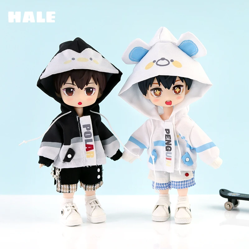 Ob11 Doll White Bear and Penguin Style Jacket Set, White and Black Molly, Ufdoll,Body, Ymy, 1/12bjdDoll Clothes Doll Accessories
Ob11 Doll White Bear and Penguin Style Jacket Set, White and Black Molly, Ufdoll,Body, Ymy, 1/12bjdDoll Clothes Doll Accessories