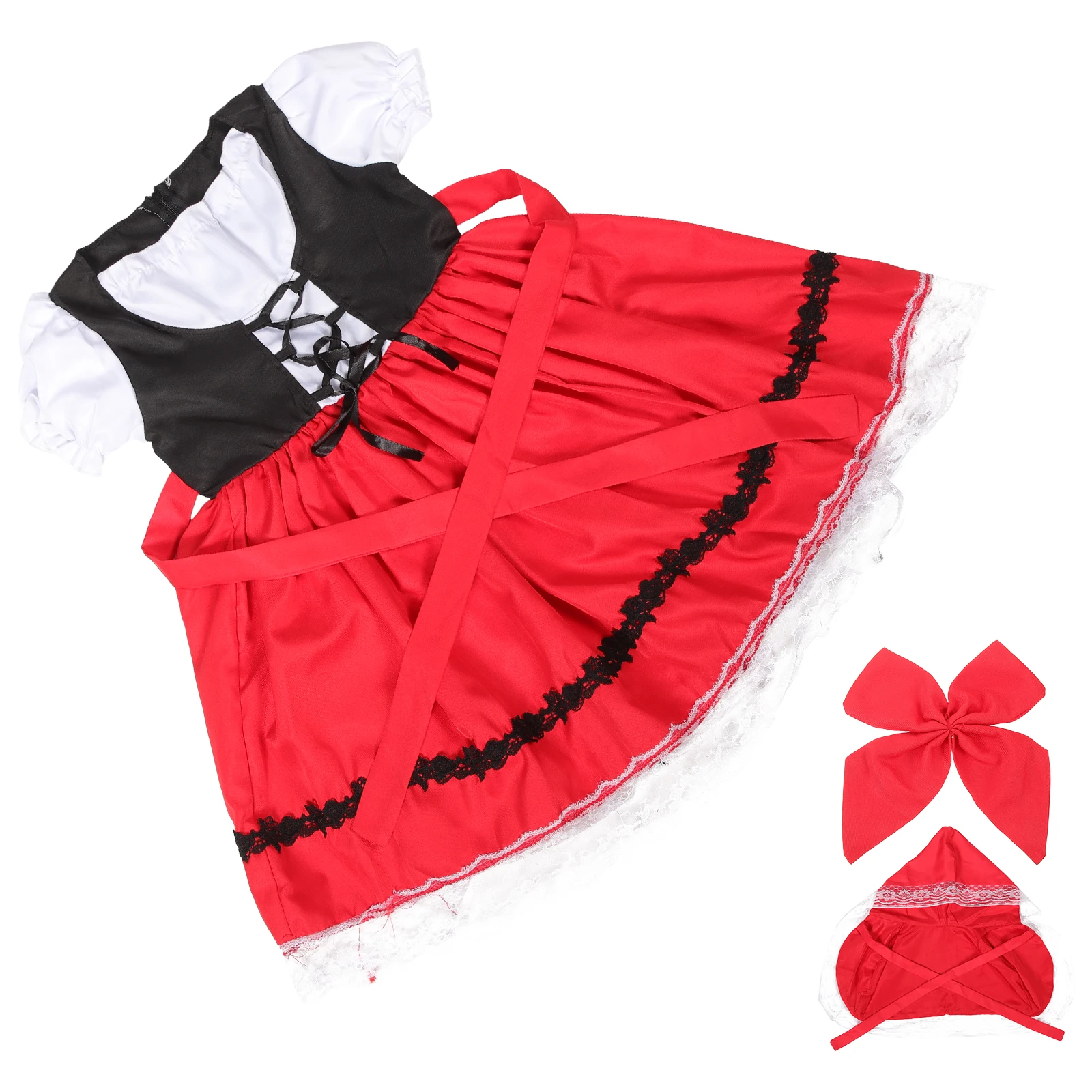 1 set 1 Set Girls Costume Halloween Party Cape Bowtie Medieval Cosplay Outfit For Christmas Masquerade Role Play
1 set 1 Set Girls Costume Halloween Party Cape Bowtie Medieval Cosplay Outfit For Christmas Masquerade Role Play