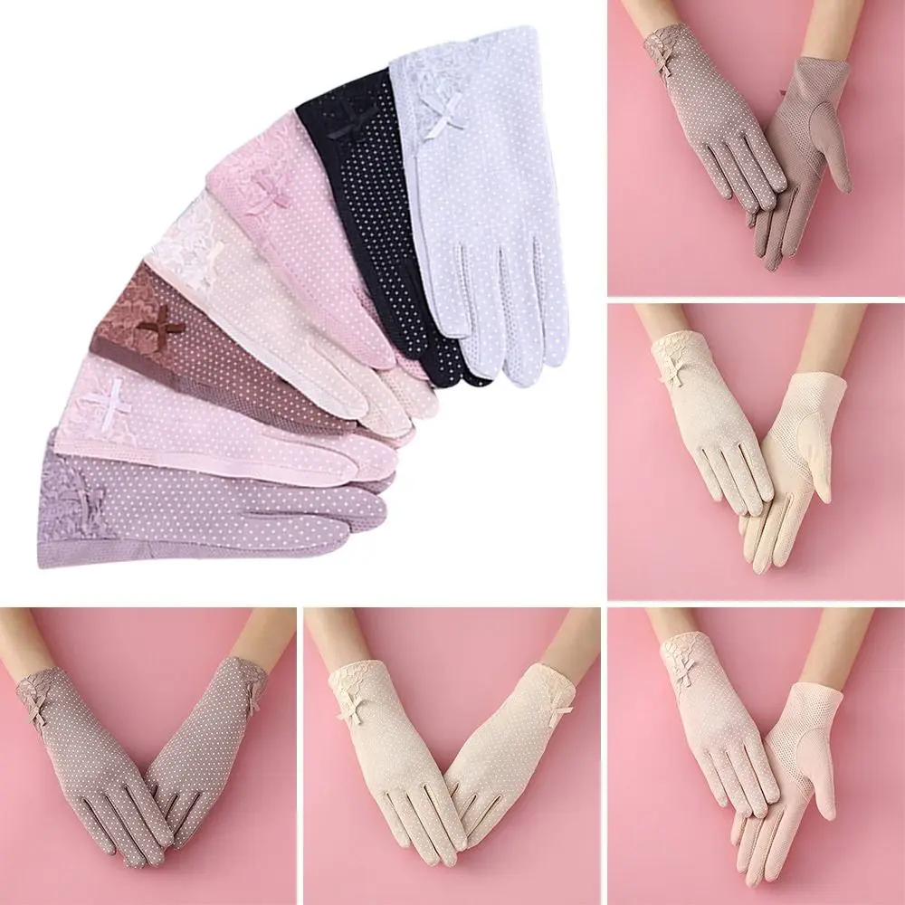 UV Protection Summer Sunscreen Gloves Touch Screen Breathable Anti-UV Mittens Slip Resistant Lace Cycling Driving Gloves Running
UV Protection Summer Sunscreen Gloves Touch Screen Breathable Anti-UV Mittens Slip Resistant Lace Cycling Driving Gloves Running
