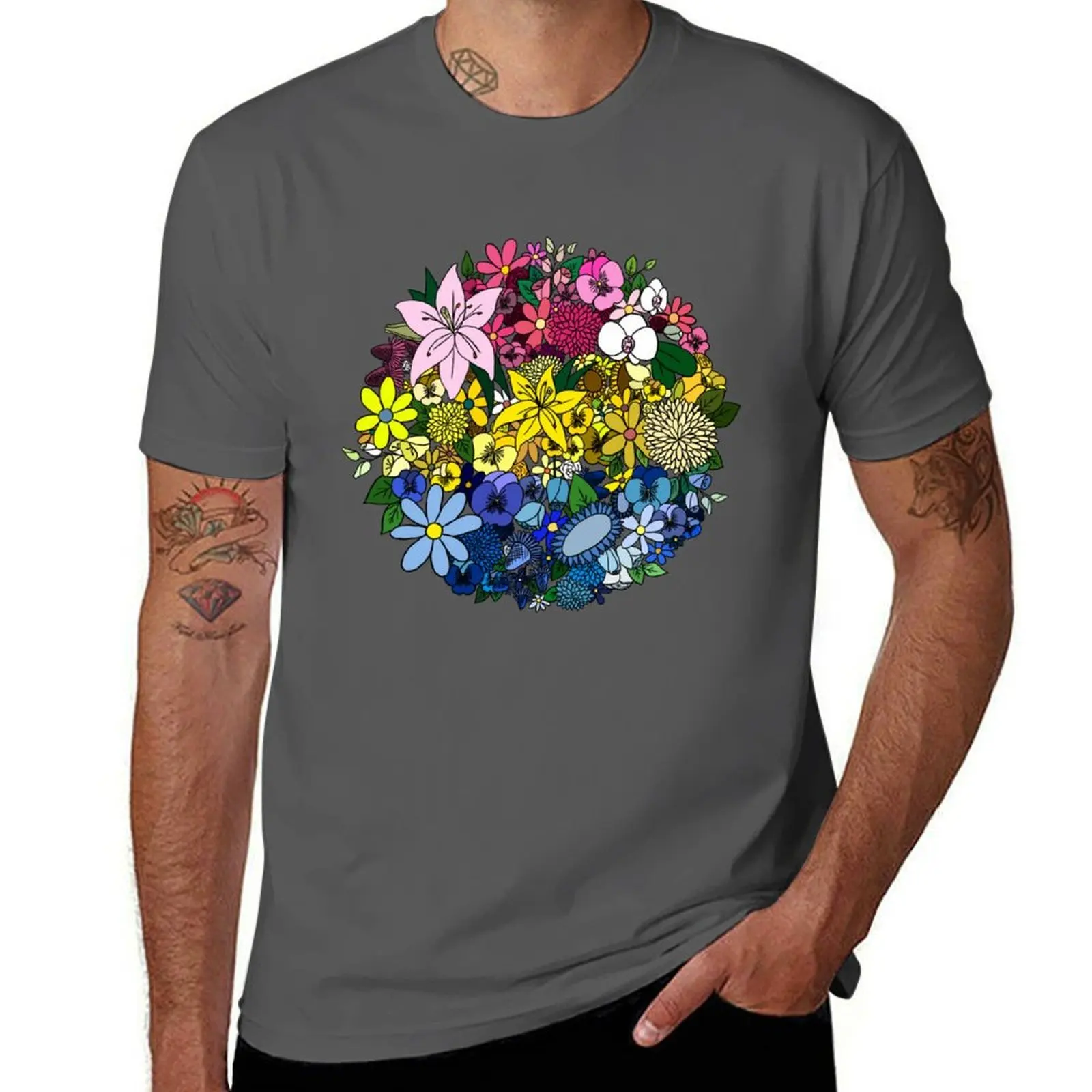 Pan Flowers Pride T-Shirt Breathable Sportswear T-Shirt for Men
Pan Flowers Pride T-Shirt Breathable Sportswear T-Shirt for Men