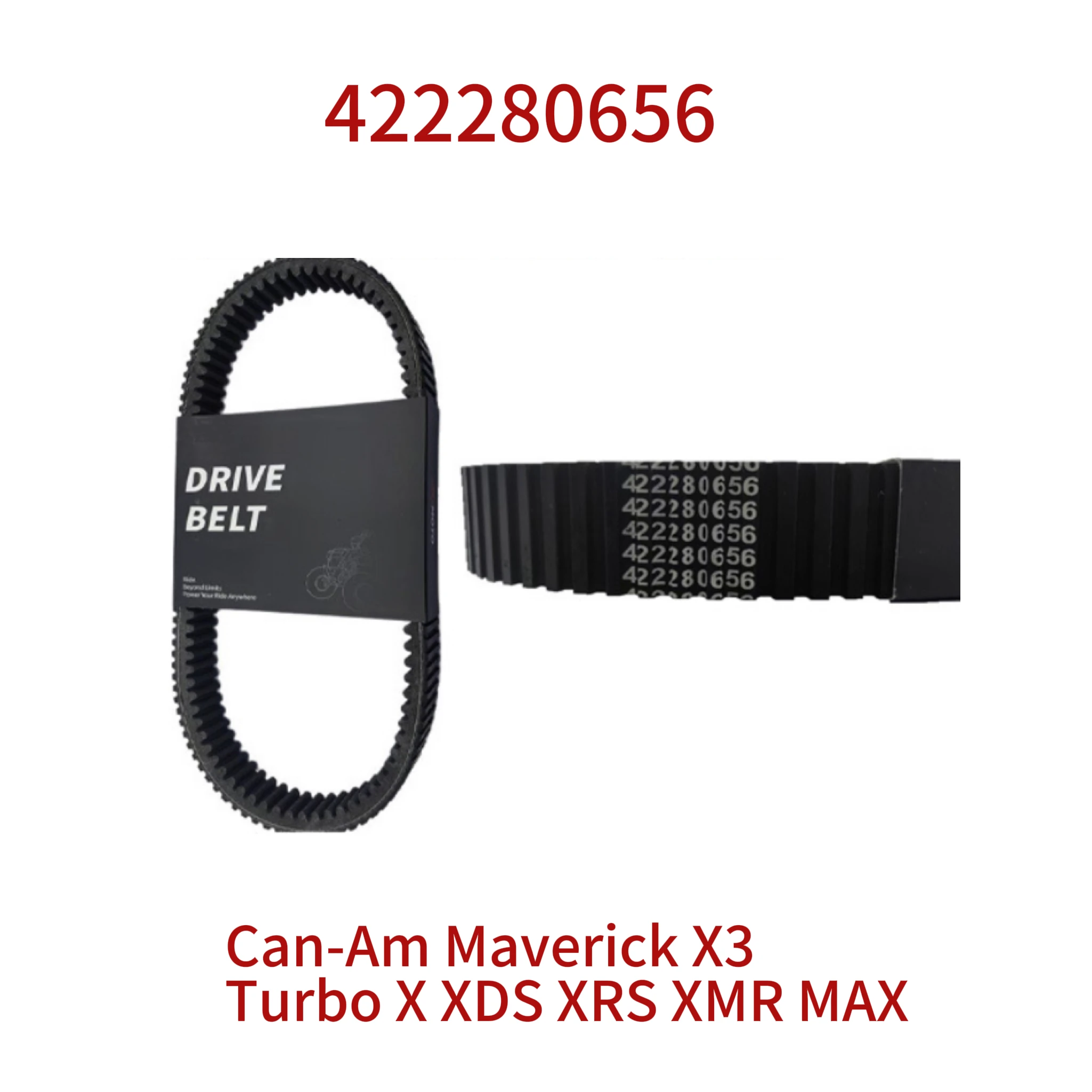 Heavy Duty CVT Drive Belt Fit for Can-Am Maverick X3 / Defender HD8 HD10 800R 1000R OEM 422280656
Heavy Duty CVT Drive Belt Fit for Can-Am Maverick X3 / Defender HD8 HD10 800R 1000R OEM 422280656