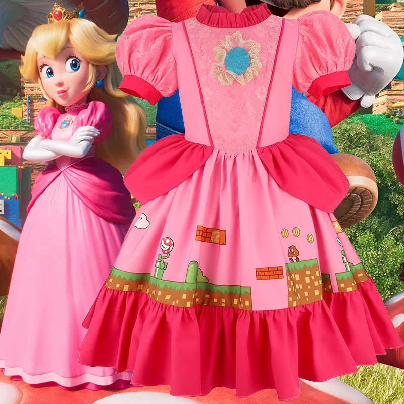 Pink Princess Peach Dress Halloween Carnival Stage Performance Sweet Dress Movie Princess Cosplay Costumes Girl Fancy Dress
Pink Princess Peach Dress Halloween Carnival Stage Performance Sweet Dress Movie Princess Cosplay Costumes Girl Fancy Dress