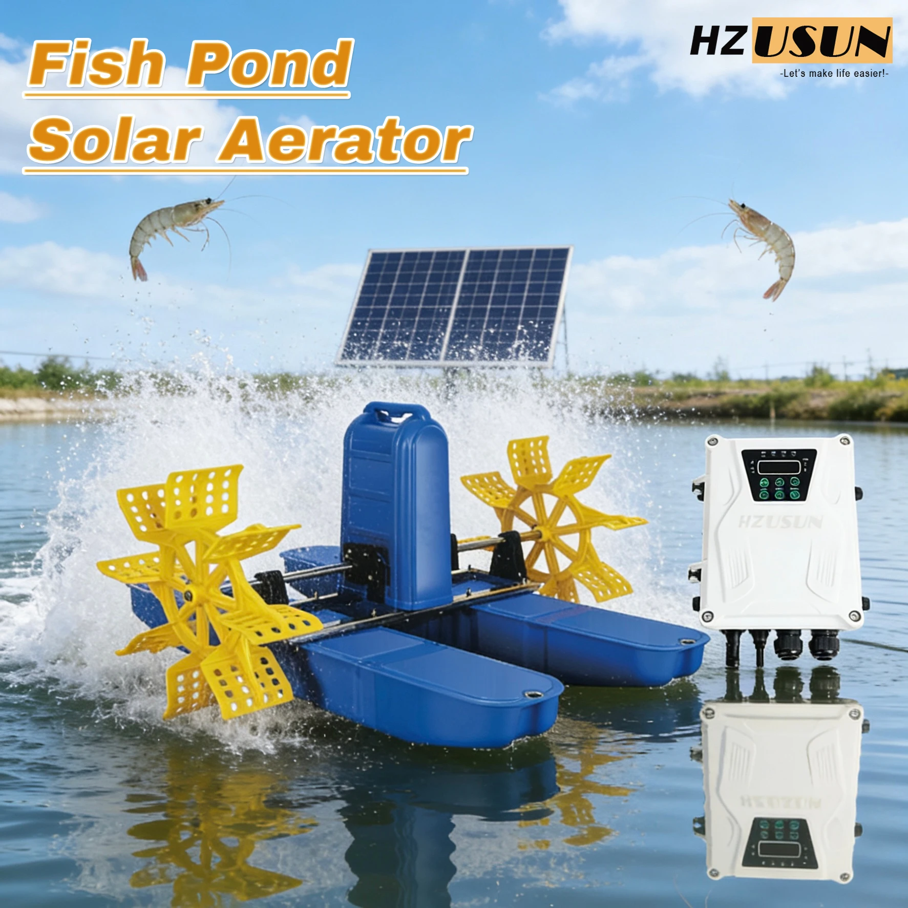 Solar Large Pond Bubbler Dam Lake Aerator Aeration Systems Outdoor Water Solutions HZUSUN Solar Pond Oxygenator Kit for Sale
Solar Large Pond Bubbler Dam Lake Aerator Aeration Systems Outdoor Water Solutions HZUSUN Solar Pond Oxygenator Kit for Sale